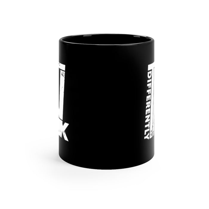 Think Different Black 11oz Black Mug