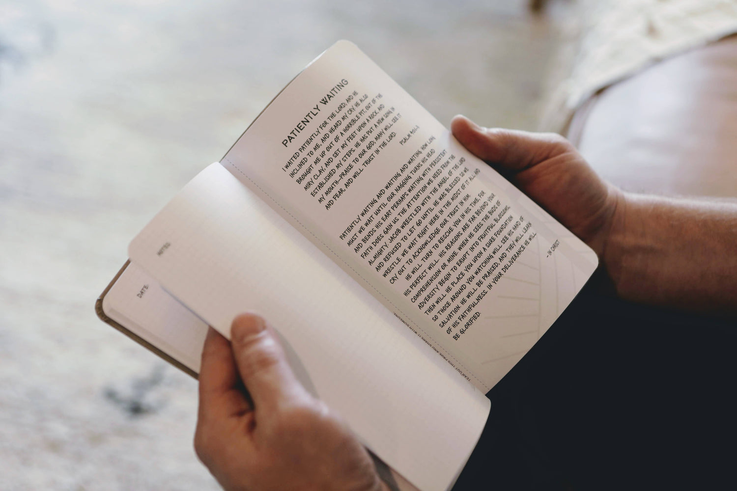 Handcrafted Encouragement Book includes: