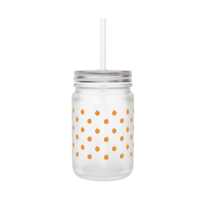 Orange Mason Jar