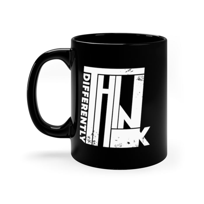 Think Different Black 11oz Black Mug