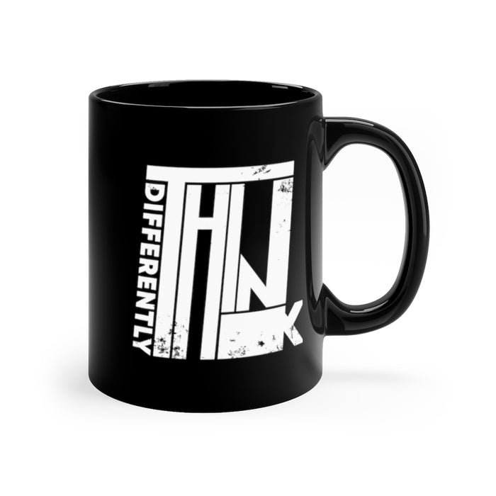 Think Different Black 11oz Black Mug