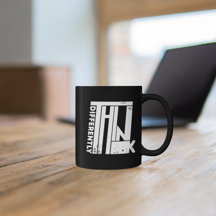 Think Different Black 11oz Black Mug