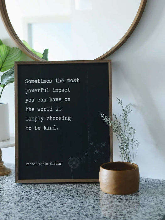 Be Kind Quote Wall Decor: A Touch of Positivity for Every Space
